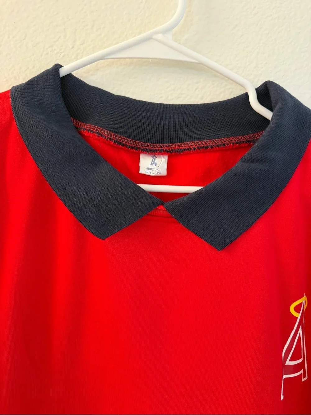 Los Angeles Anaheim Angels Throwback Pullover from 7/17 game size XL